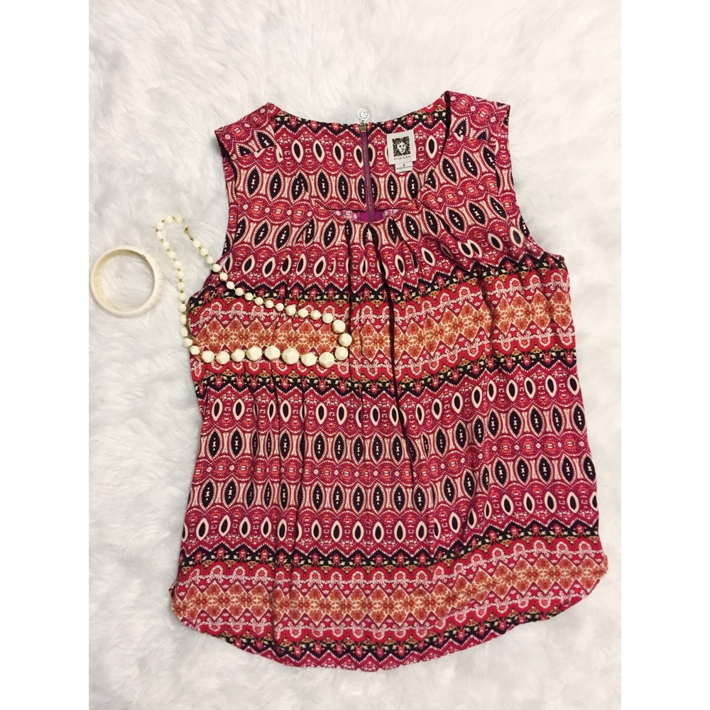 Anne Klein zip-up top